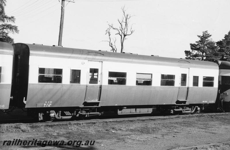 P06645
AJ class 64 suburban carriage, Armadale, SWR line, side view
