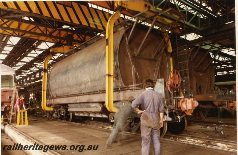 P06798
XE class hopper, Car Shop, Midland Workshops, under construction
