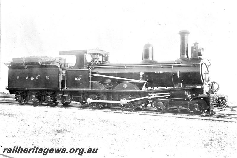 P07025
T class 167, side and front view, 
