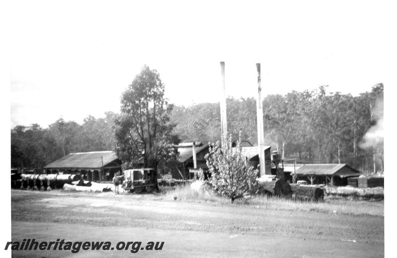 P07070
Timber mill, Donnelly River, overall view
