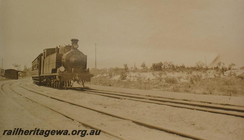 P07244
K class loco with passenger train on the Belmont Branch
