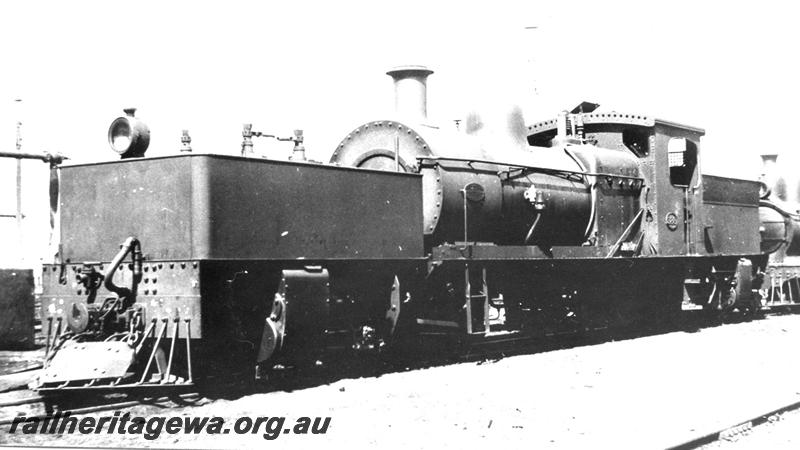 P07417
M class 388 Garratt, East Perth, front and side view, same as P1394
