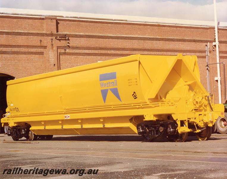 P07444
XG class 20701, coal hopper, with Westrail symbol, same as T0367
