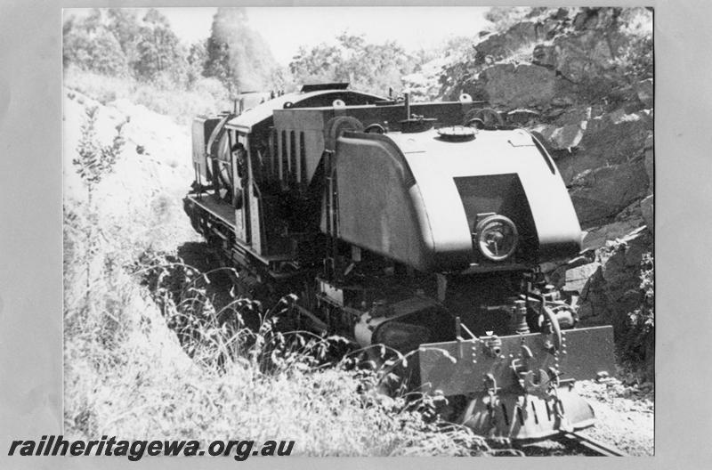 P07591
ASG class 55 Garratt, Swan View Tunnel Deviation line, ER line, bunker leading. Shows the oil tank in the bunker. Same as P6347
