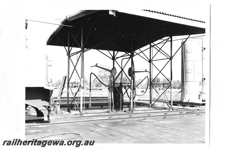 P07639
Diesel fuelling point,  Midland looking south, overall view of the facility
