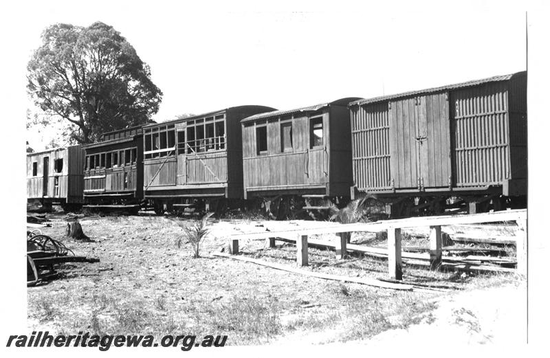 P07785
Millars carriages and vans including   ex WAGR 