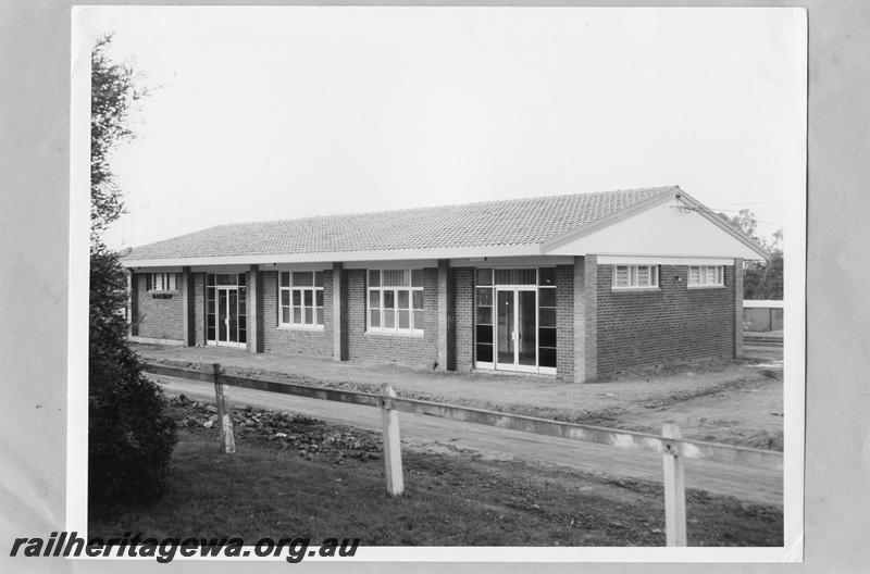 P07808
Station building, Manjimup, PP line, the brick structure when new
