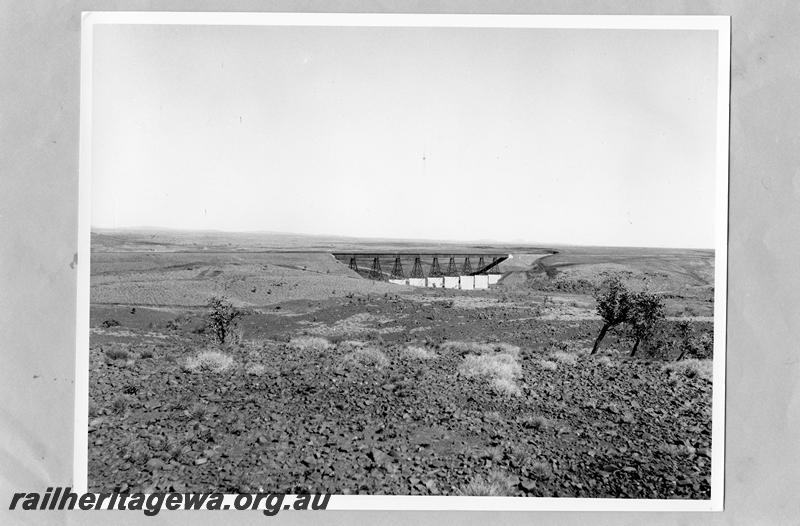 P07838
Steel girder bridge, Fortescue River Bridge, Robe River Railway.
