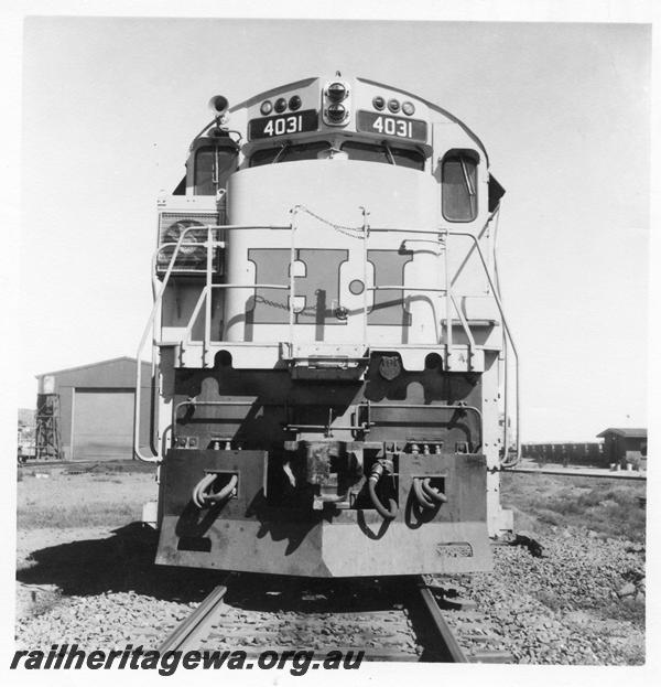 P07851
Hamersley Iron M636 class 4031, head on view
