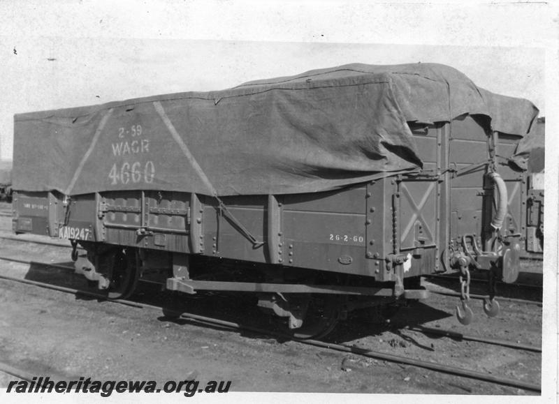 P08013
KA class 19247, side and end view, tarpaulin
