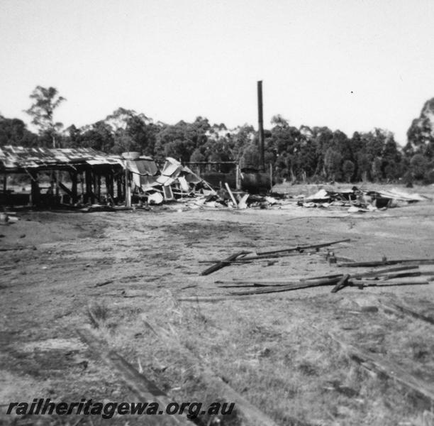 P08170
2 of 3 views of the timber mill at Karragullen, shows boiler.
