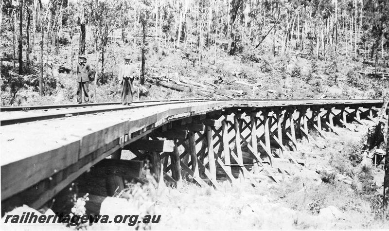 P08197
Trestle bridge, on Millars line to Nanga Brook.
