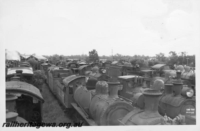 P08214
Stowed and written off locos including L class, FS class, OA class, O class, U class, P class & A class, Midland Graveyard
