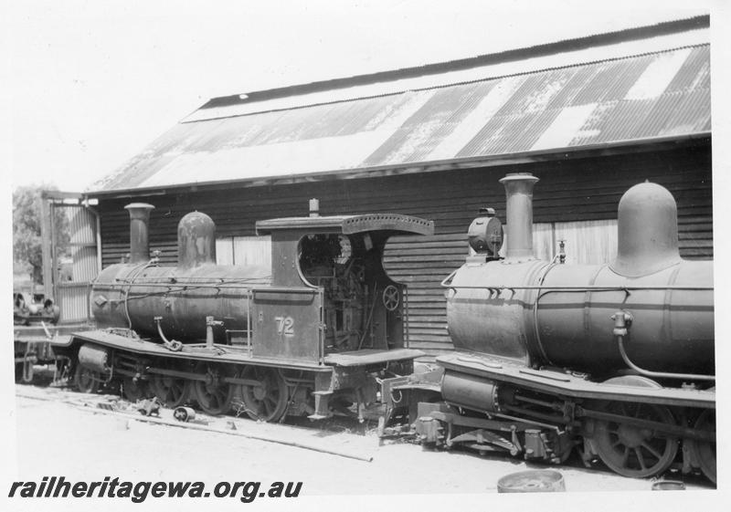 P08280
Millars locos No.72 and No.59 