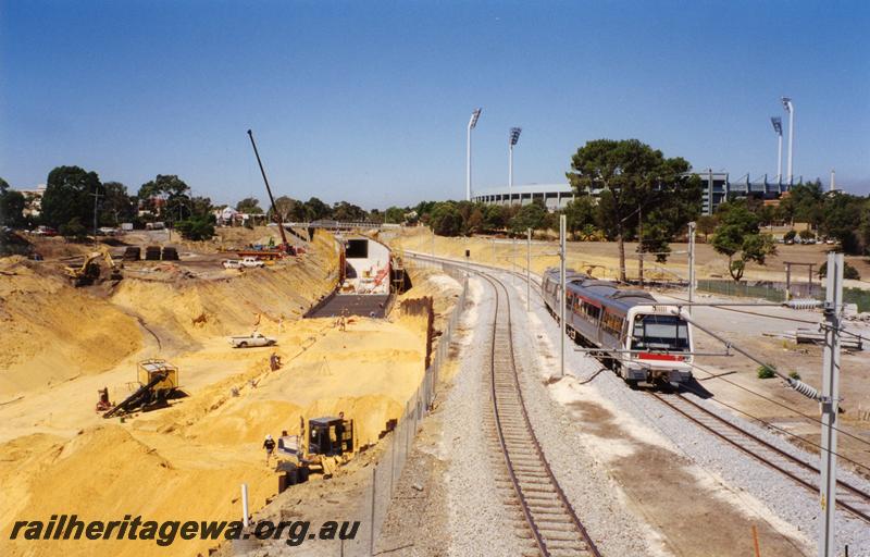 P08337
A series EMU, Subiaco, views show progress on the new tunnel
