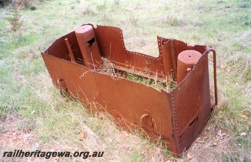 P08357
Abandoned and derelict bunker from Millars loco 