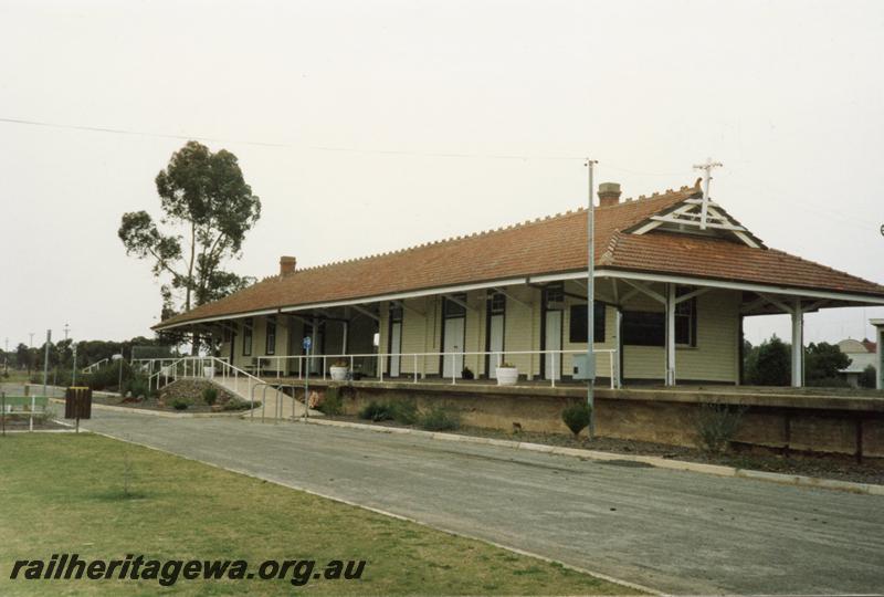P08511
Brookton, station building, view from east side, GSR line.
