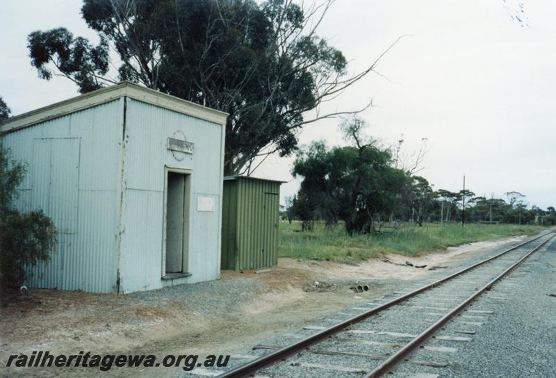 P08548
Nyabing, out of shed, work shed, KP line.
