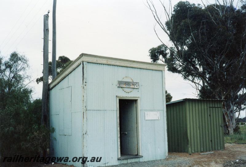 P08549
Nyabing, out of shed, work shed, KP line.
