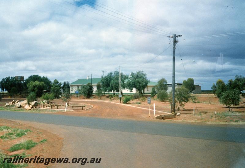 P08582
Yalgoo, station building, water tower, NR line.
