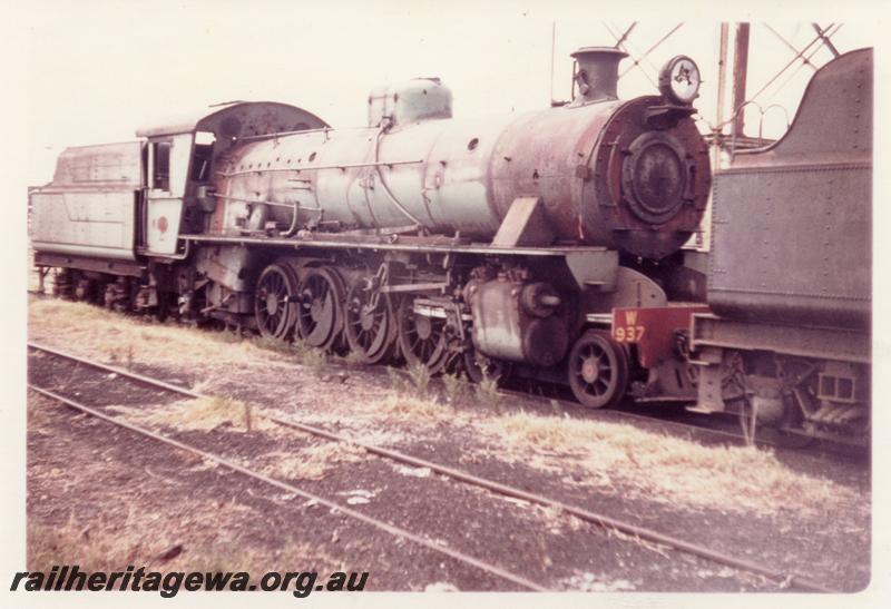 P08718
W class 937, Midland Loco Depot, stowed, side and front view
