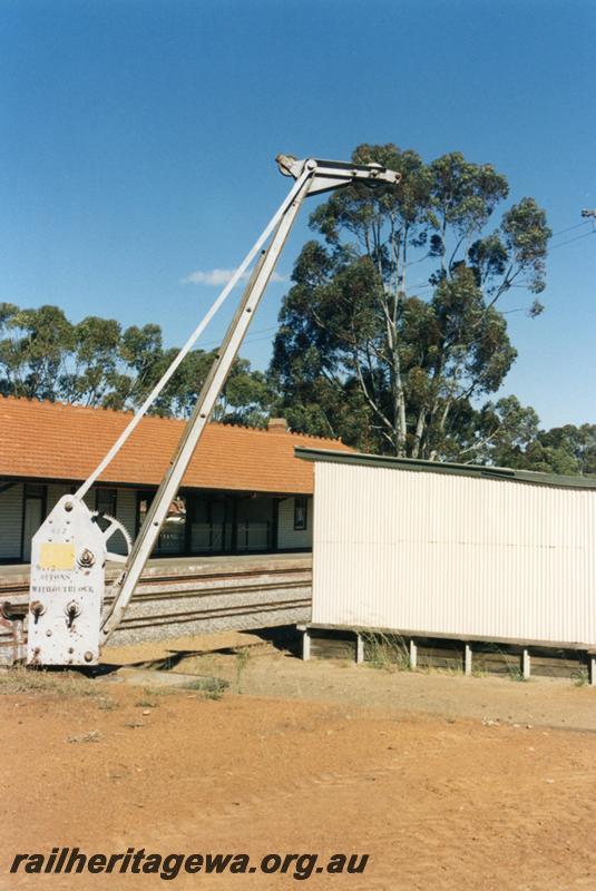 P08759
Platform crane, Brookton, GSR line, side view
