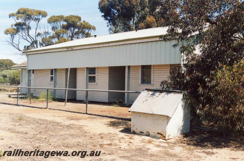 P08772
2 of 2 views of the barracks, Quairading, YB line, 
