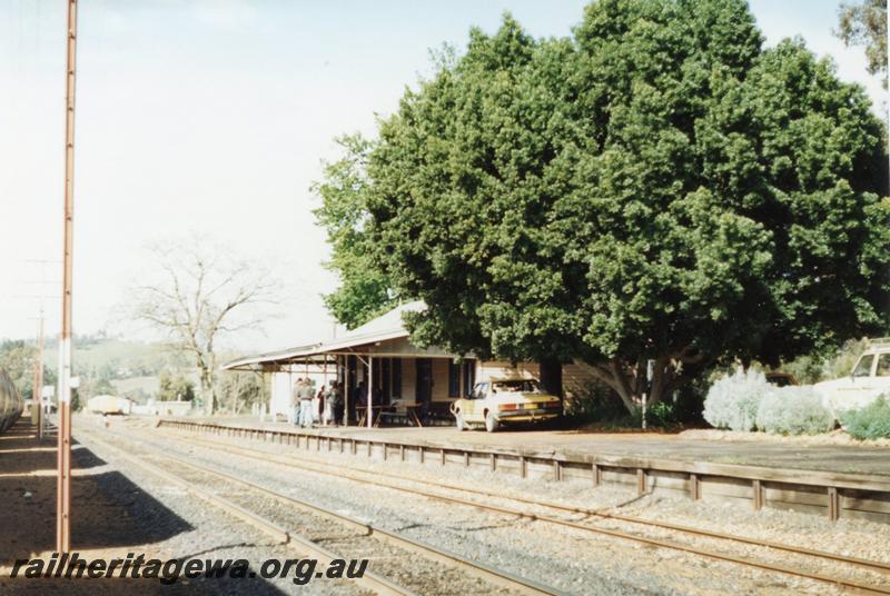 P08826
Station building, Bridgetown, PP line, side and trackside view looking south
