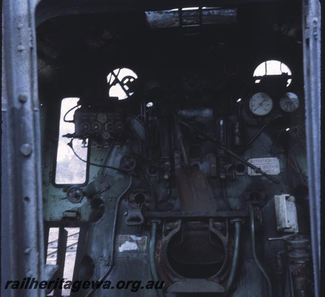 P08839
1 of 5 views of locos located at the Narrogin loco depot, GSR line. View of the backhead of W class 919
