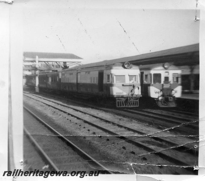 P08849
ADF class, ADG class on Platform 6, Perth Station, taken from Platform 3 
