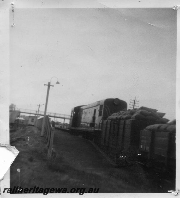 P08854
C class 1703, West Perth, goods train, looking west.
