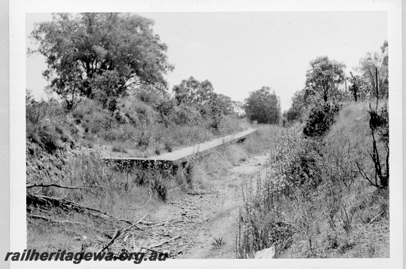 P09389
Greenmount, platform, formation in cutting. M line.
