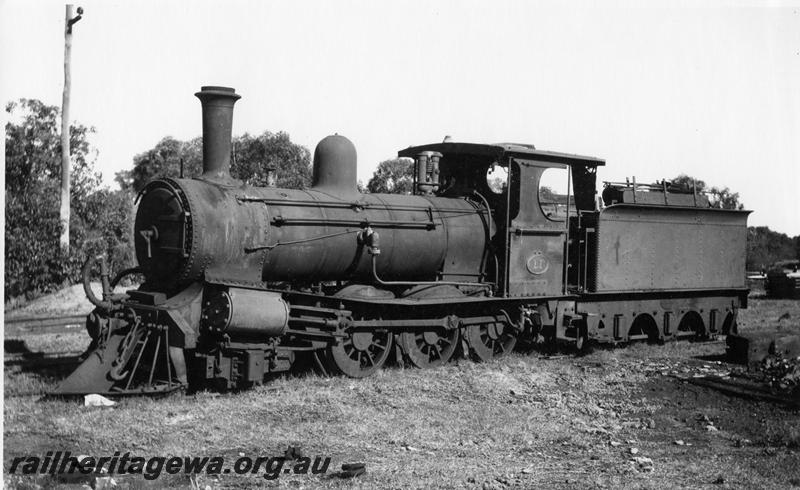 P09459
A class 11 2-6-0 at Midland, 6 wheel tender ex No. 16, now preserved with 4 wheel tender at Bassendean Railway Museum. Goggs No. 70. Same as T0392 and T0416.
