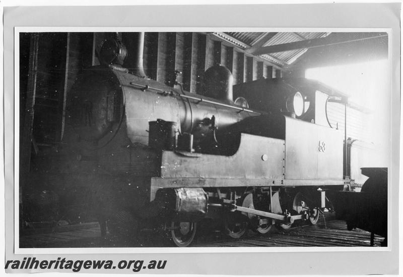 P09477
Millars 53 2-6-2T&T at Yarloop. Goggs No. 315. 
