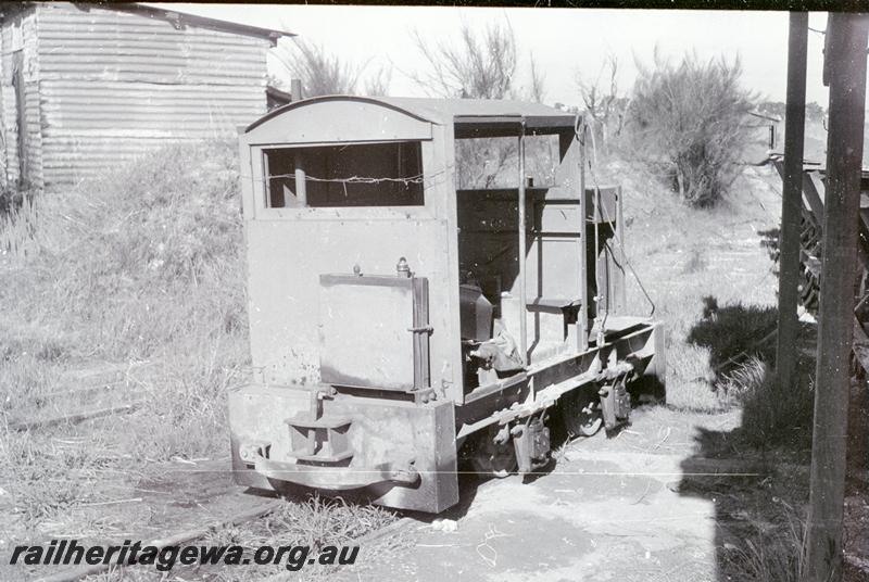 P09546
Locomotive, end and side view, Maylands Brickyards
