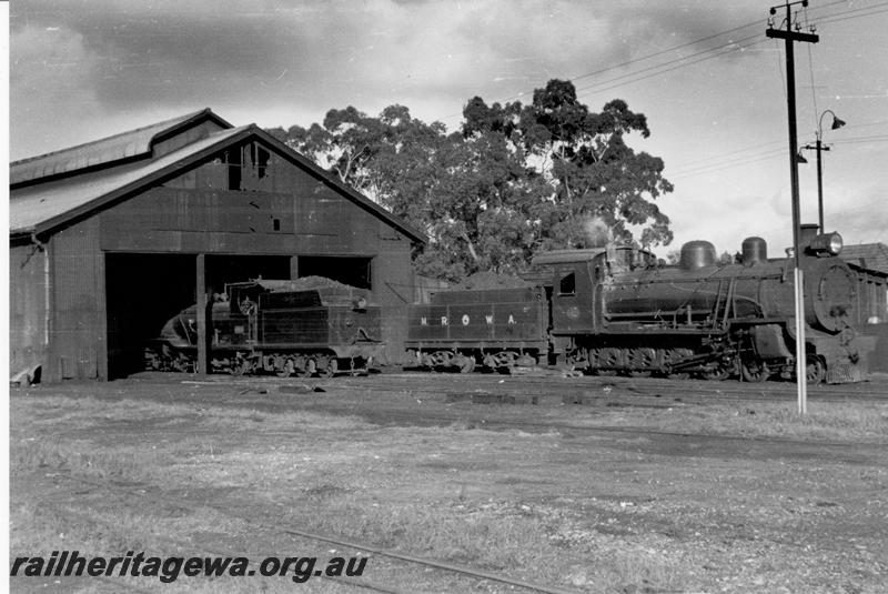 P09575
MRWA B class, D class, loco shed, Midland, 
