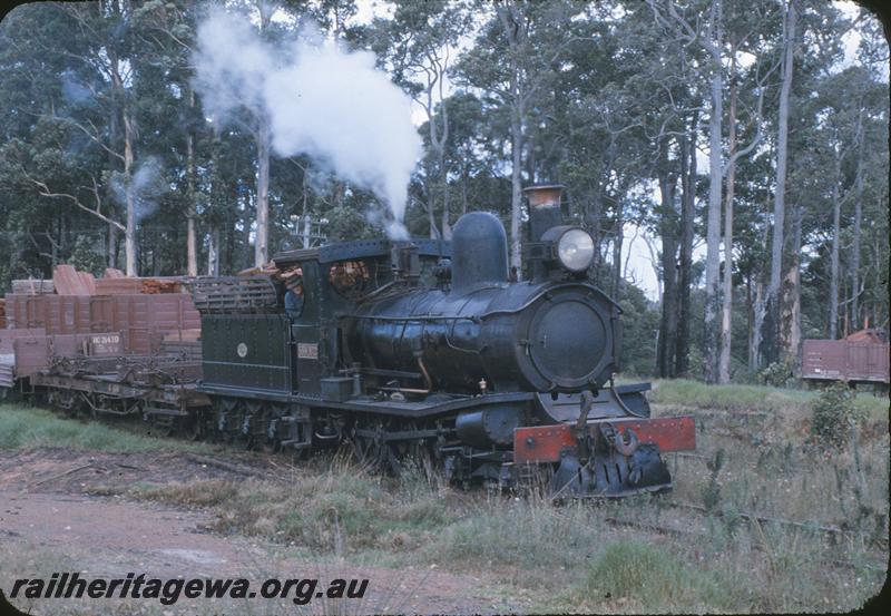 P09629
Dean Mill line, train leaving sidings at Manjimup, SSM 2.
