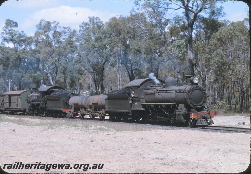 P09632
FS class 460, F class on 11 Shunter to Muja Mines and Muja Power House between Collie and Shotts. BN line.
