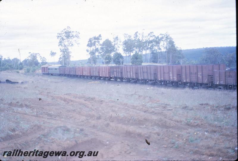 P09655
Rear of train, Moorhead. Coach attached special Collie to Bunbury. BN line.
