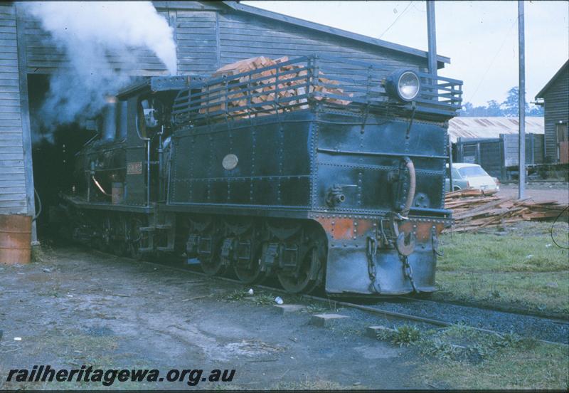 P09708
SSM 2, loco shed, Deanmill, side and end view.
