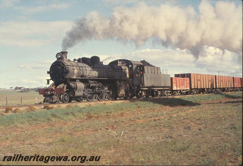 P09757
PM class 710, goods train, blowing smoke..
