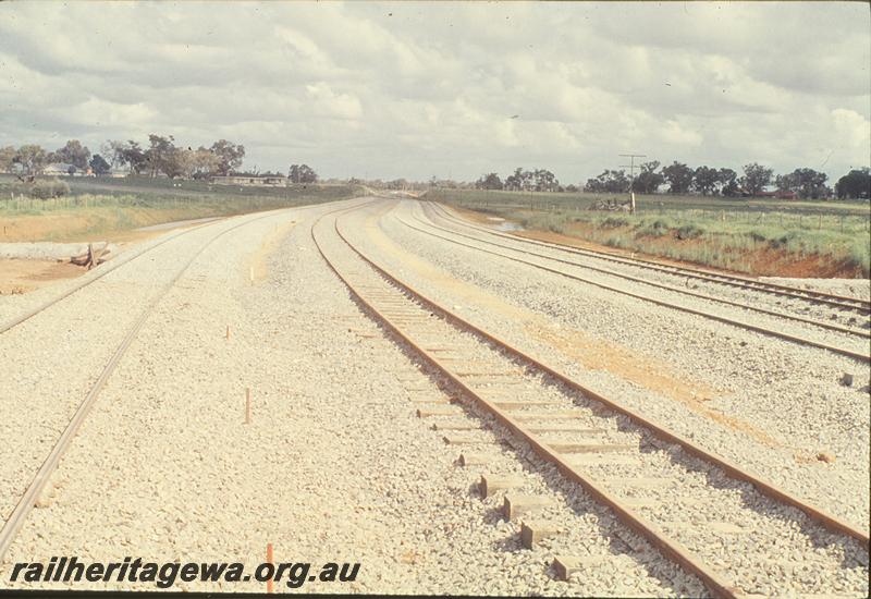 P09837
Standard gauge and narrow gauge track construction, near Kenwick flyover.
