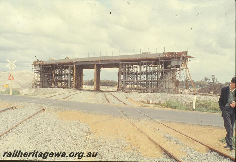 P09838
Kenwick flyover, under construction. SWR line.
