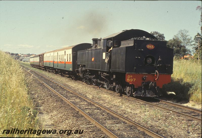 P09856
DD class 597, up show special, approaching Daglish. ER line.
