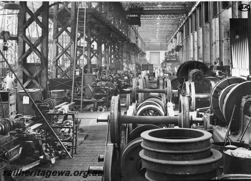 P10030
Wheel Lathe, Machine Shop, Midland Workshops, east end
