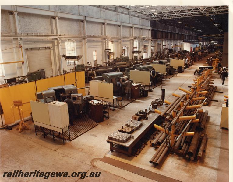 P10032
Machine Shop, Midland Workshops, shows the new NC machinery
