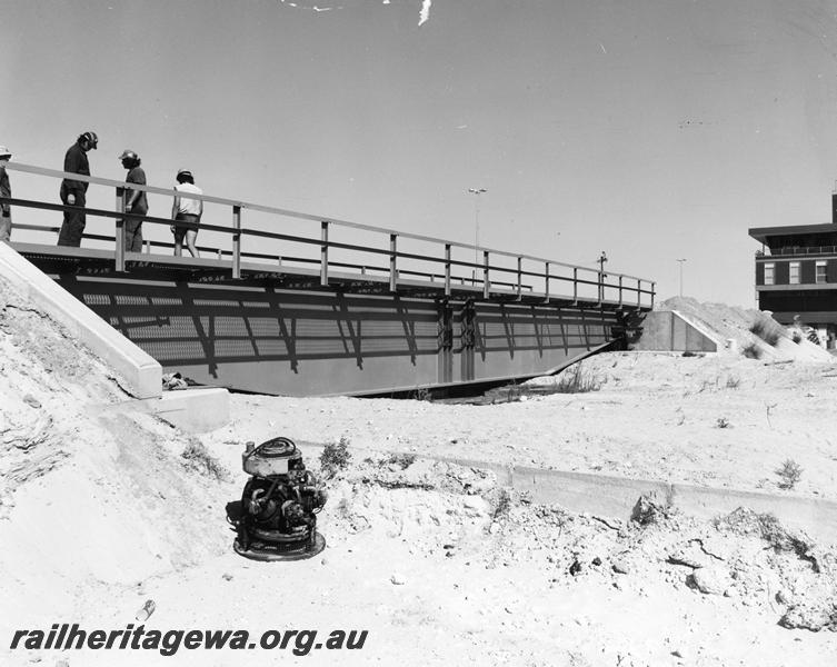 P10056
Turntable, Forrestfield Yard, during installation. (ref: 