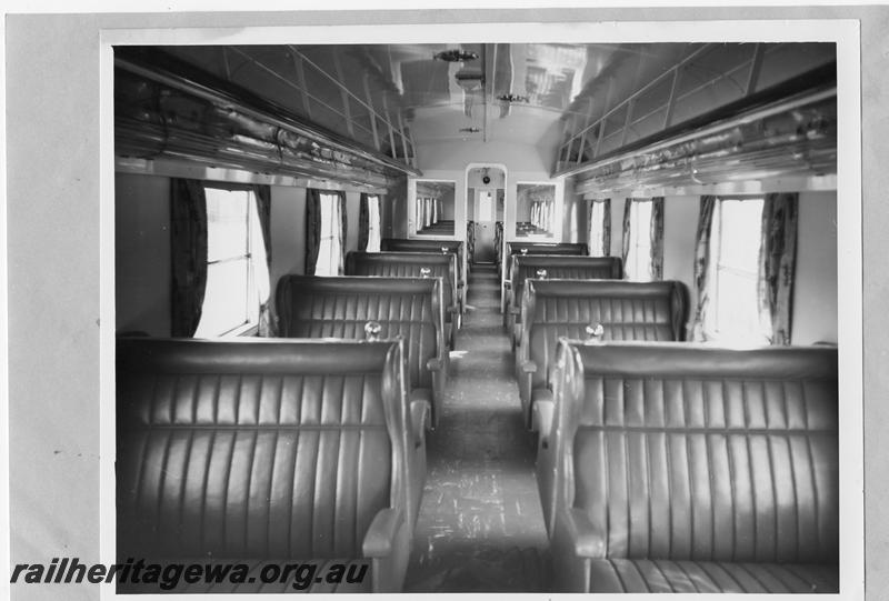 P10139
ADU class carriage, internal view of seating taken on the introductory run.
