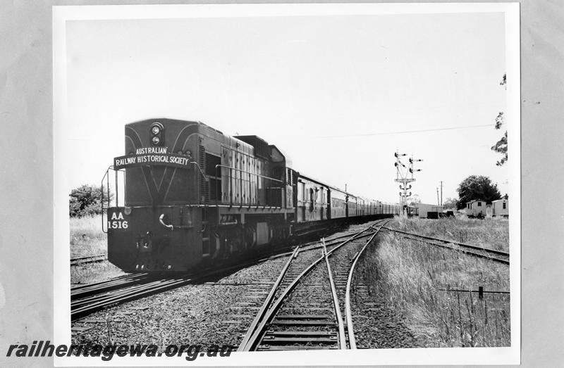 P10186
AA class 1516, signals, VW class vans on siding, ARHS tour train.
