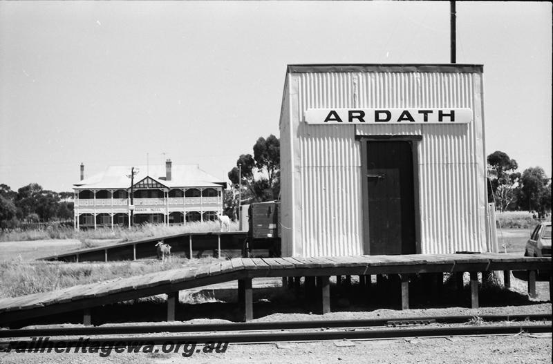 P11096
Out of shed, Ardath, NWM line, trackside view.
